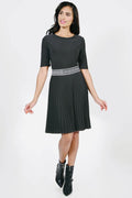 Frank Lyman 223015 Black Dress Front | Dotique