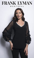 Frank Lyman Black Tunic  209021