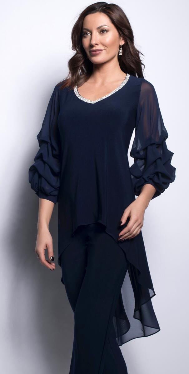 Frank Lyman Midnight Tunic 209230 dotique