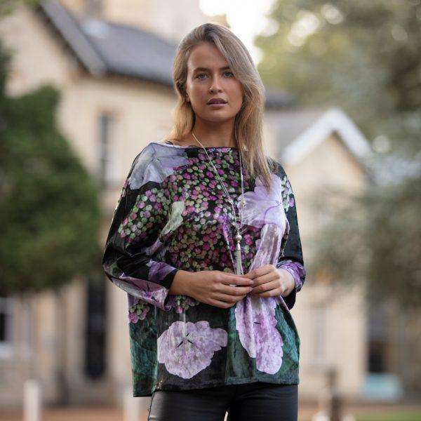 From my Mother's Garden Harmony Velvet Top front model