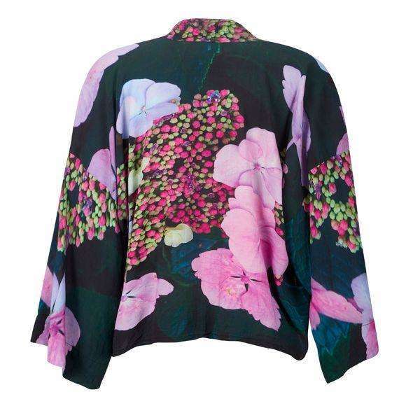 From my Mother's Garden Short Kimono - Hydrangea - Dotique - From my Mother's Garden
