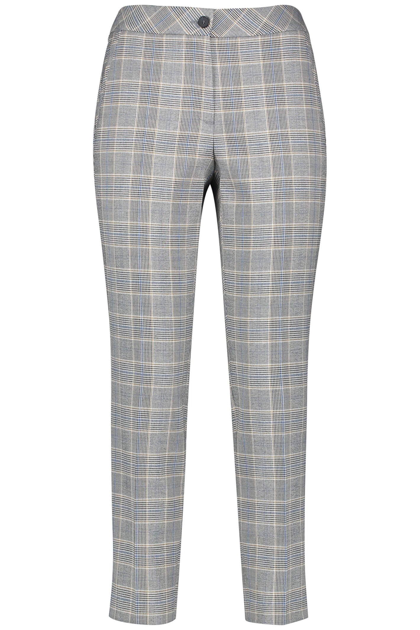 Buy Grey Check Tailored Elasticated Back Skinny Trousers from Next Ireland