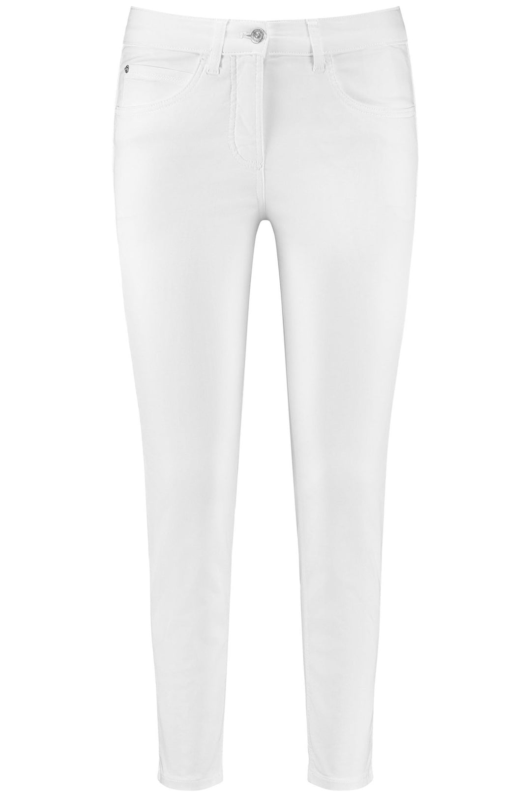 Gerry Weber 925055-67965 White 5 Pocket Jeans - Dotique Chesterfield