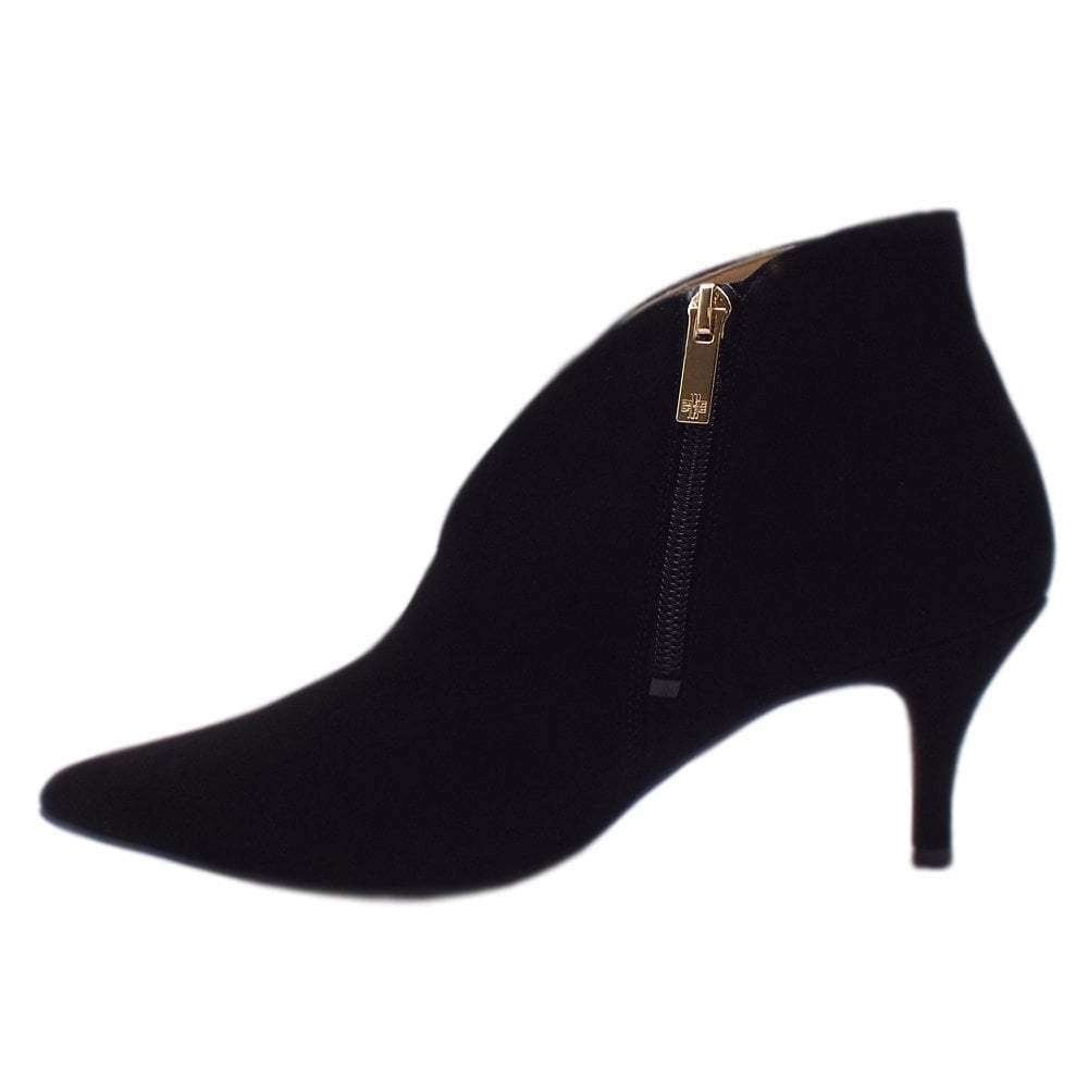 Products Hogl 6912 Black Leather Suede Ankle Boot right