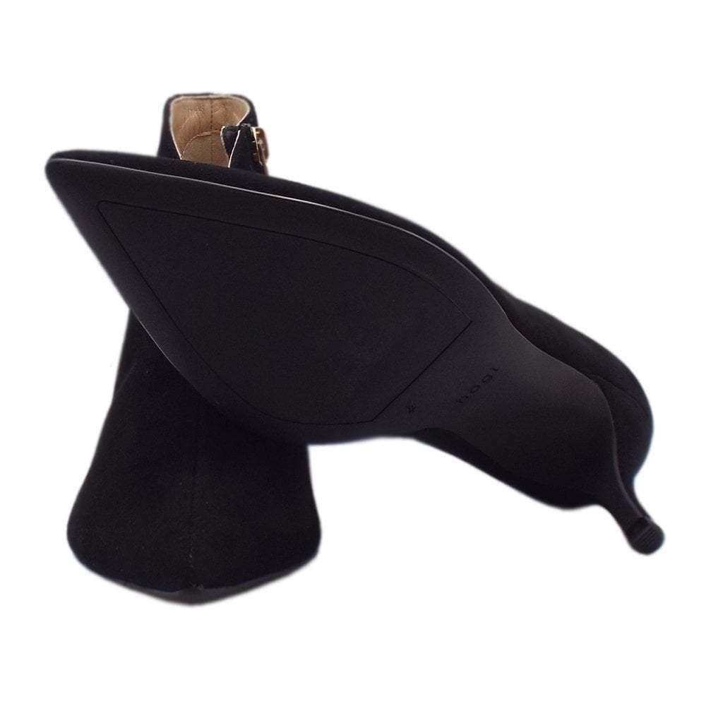 Products Hogl 6912 Black Leather Suede Ankle Boot sole