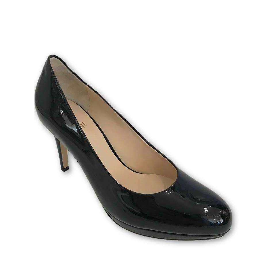 Hogl 8004 Black Leather Patent Shoes - Dotique - Hogl