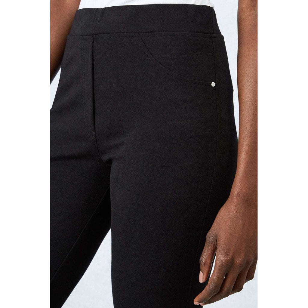 James Lakeland Cronos Plain Trouser- Black pullon