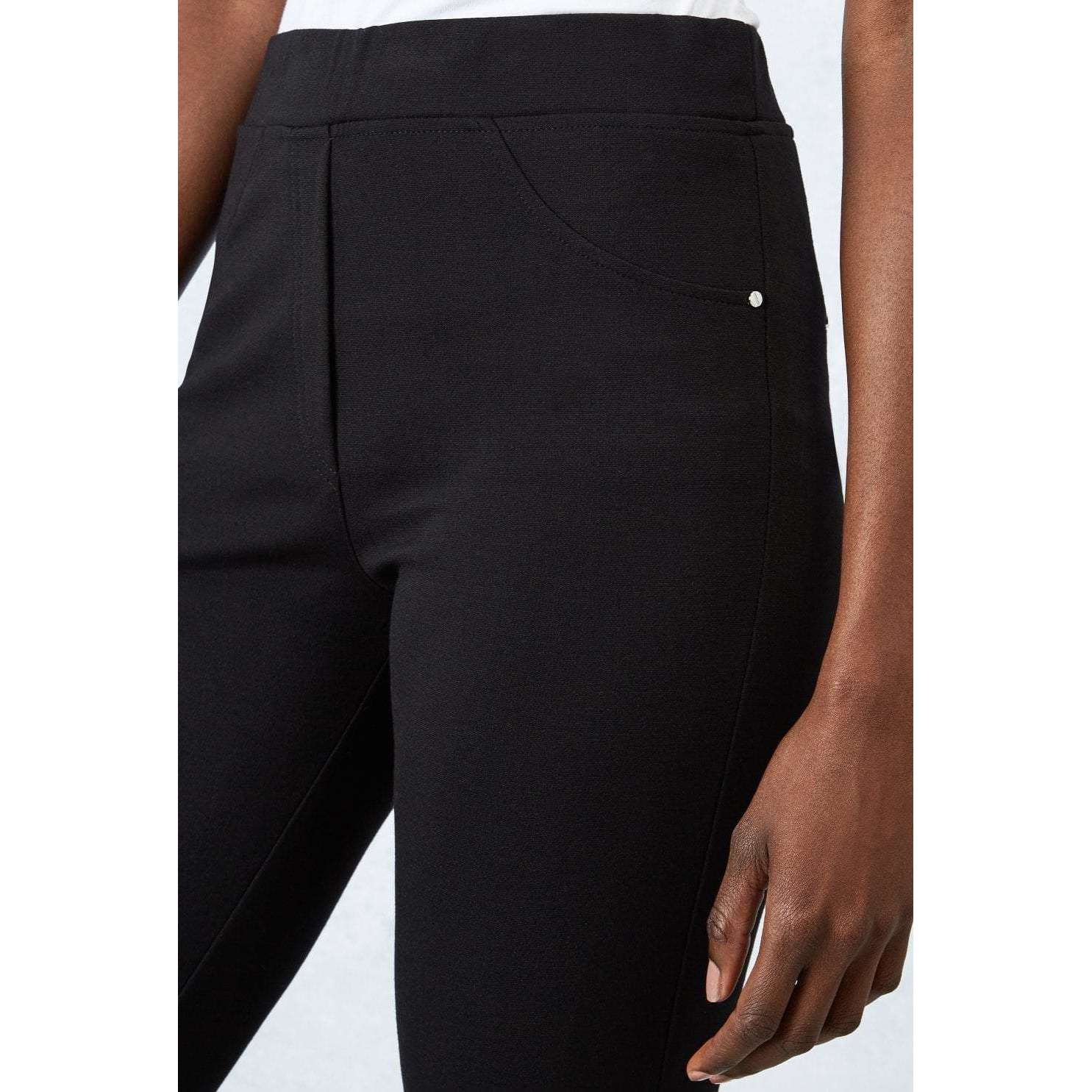 James Lakeland Cronos Plain Trouser- Black pullon
