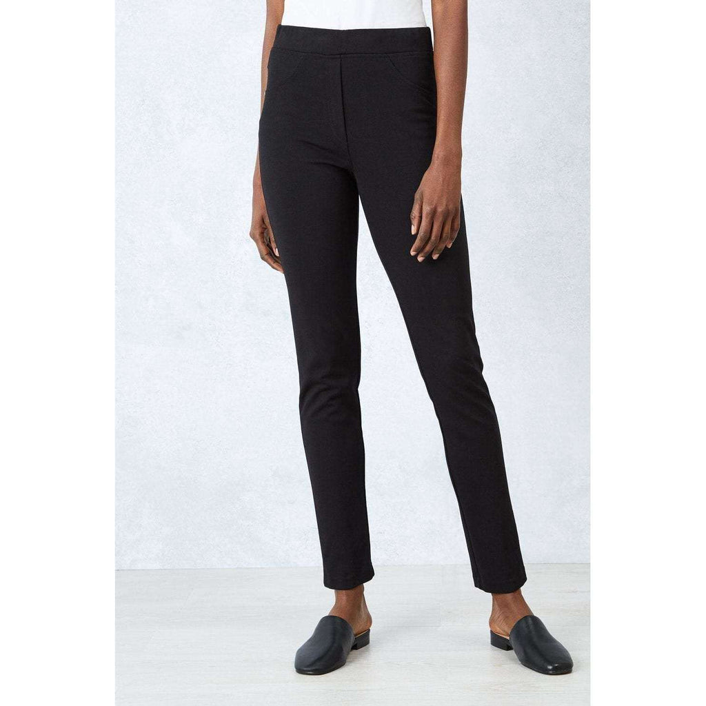 James Lakeland Cronos Plain Trouser- Black
