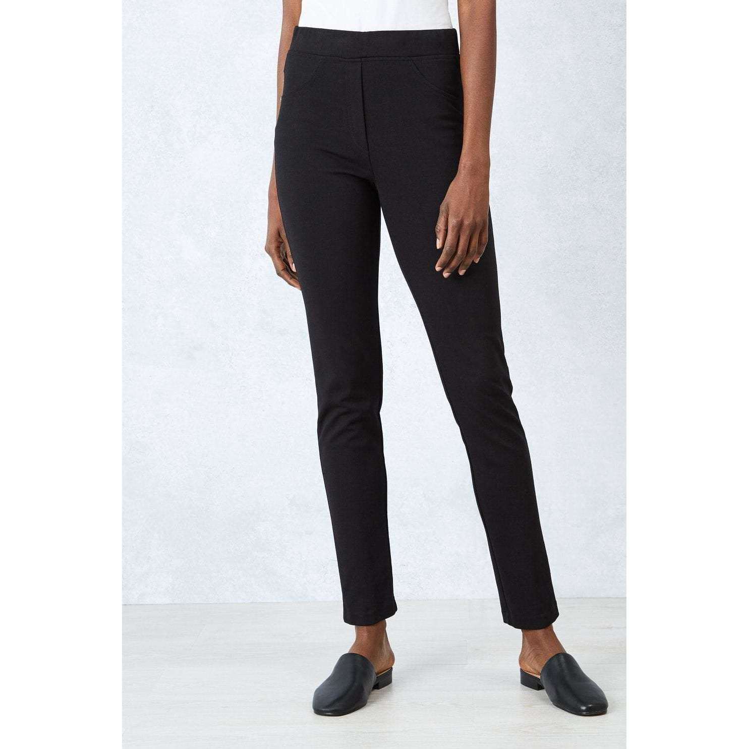 James Lakeland Cronos Plain Trouser- Black