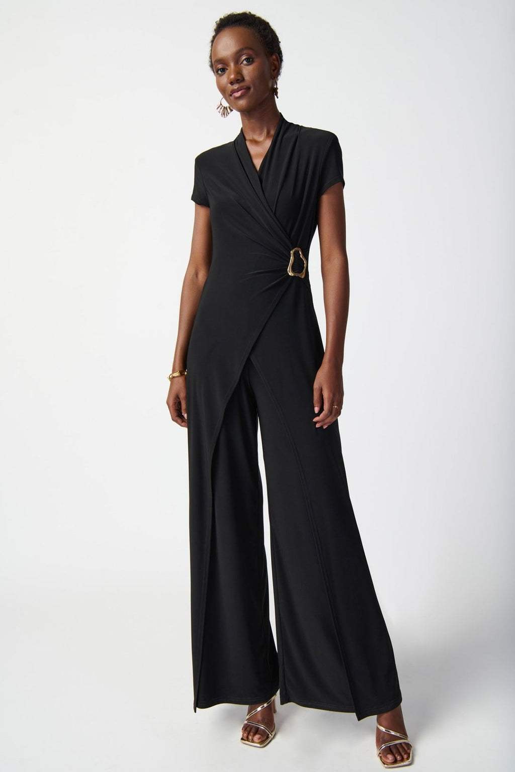 Joseph Ribkoff 241139 Black Evening Jumpsuit - Dotique