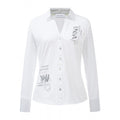 Just White J1653 White Jersey Shirt  Dotique front