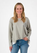 Just White J2816/680 Khaki Knit Front