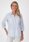 Just White J2848 / 400 Light Blue Shirt Front