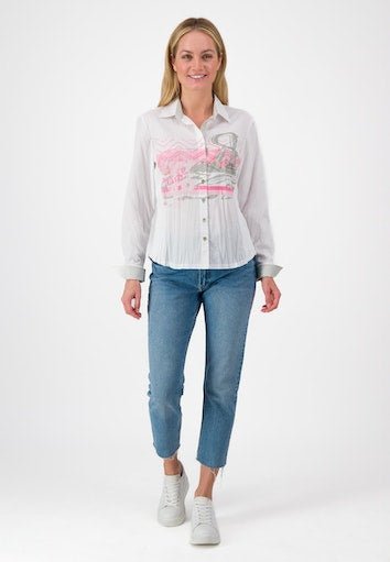 Just White J3007/015 White Shirt Front 3