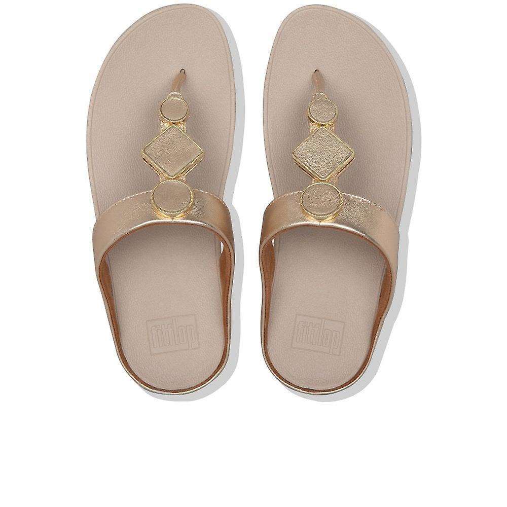 FitFlop Leia Vintage Gold   top