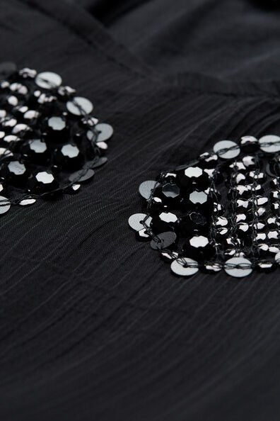 Masai Black Brynhild Top Detail | Dotique