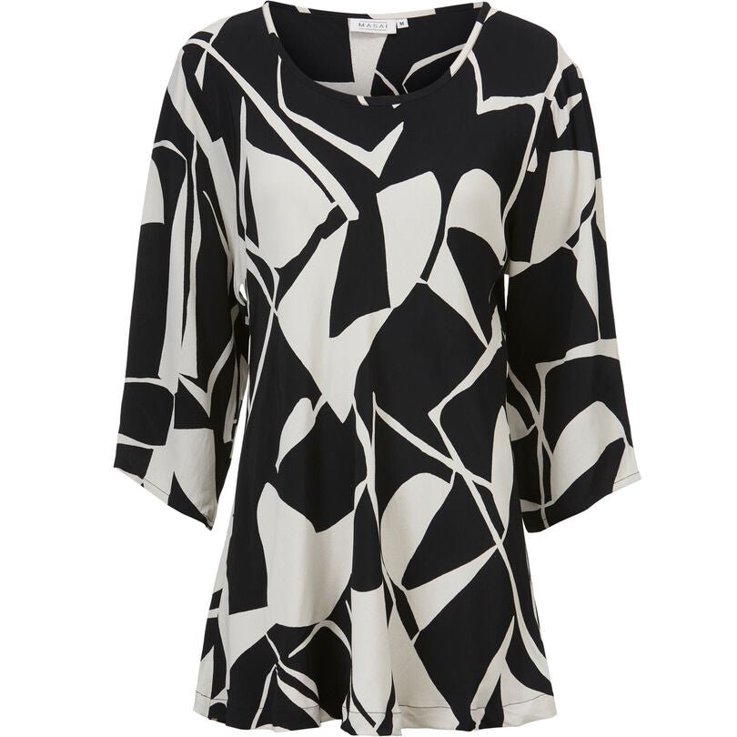 Masai Black Kia Top Front | Dotique