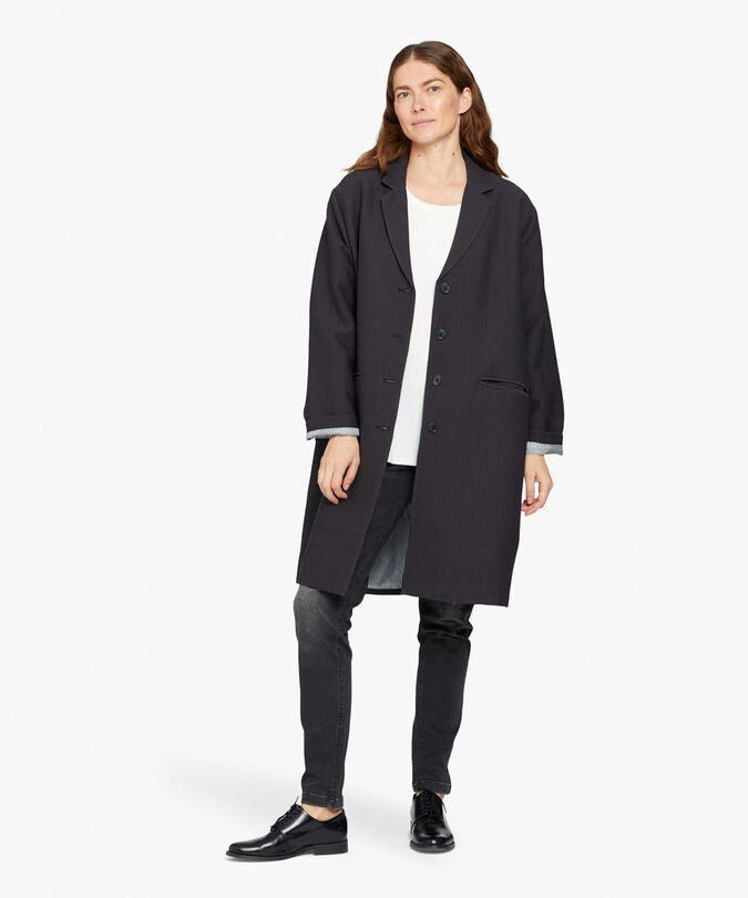 Masai Black Tura Coat Lifestyle 2 | Dotique