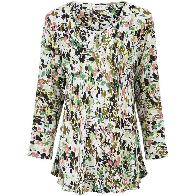 Masai Bottle Green Danita Top Front | Dotique