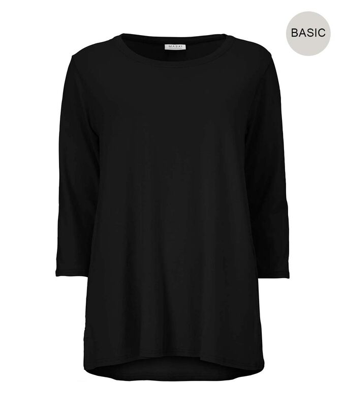Masai Cilla Top Black Front | Dotique