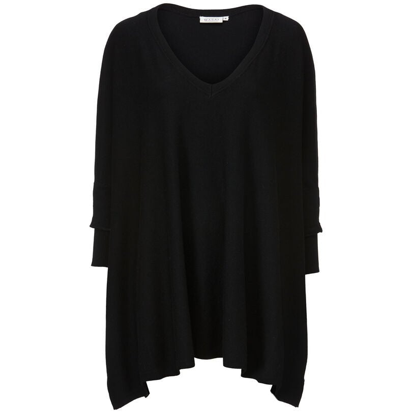Masai Fosna Top Black Front | Dotique