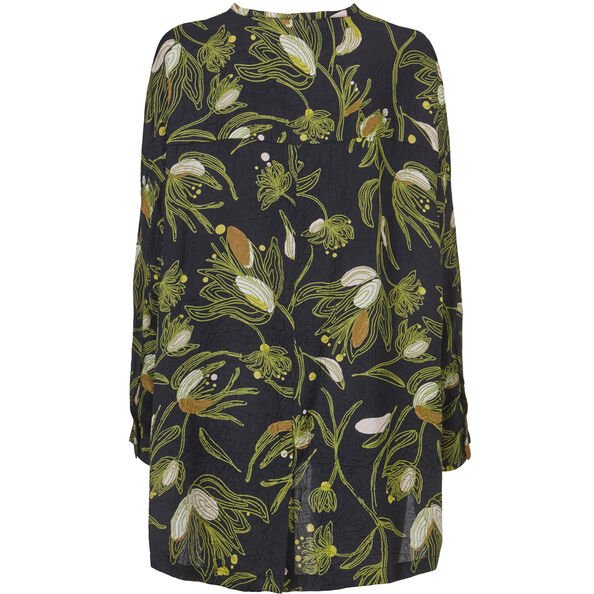 Masai Green Sheen Ira Shirt Back | Dotique