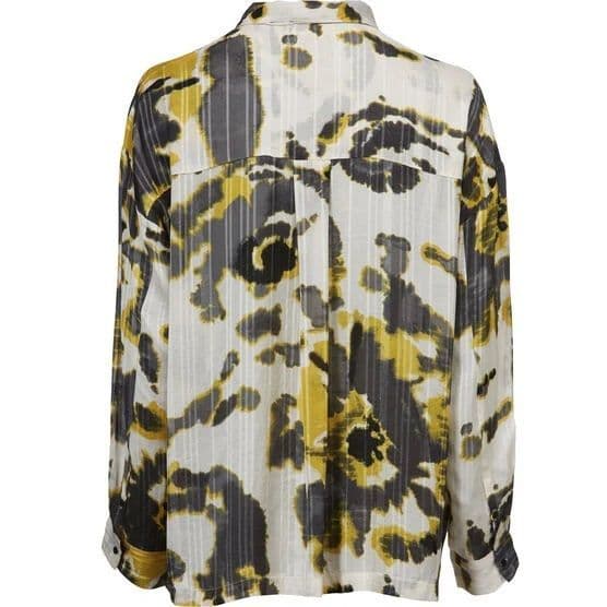 Masai Oil Yellow Ibily Shirt Back | Dotique