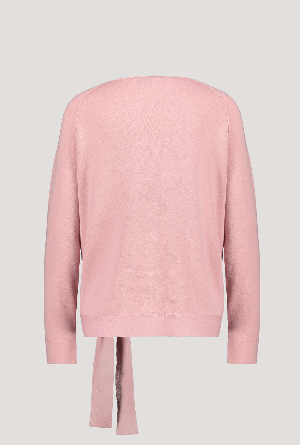 Monari Rose Knitted Sweater with Knot detail and Glitter Effect 406205 Back | Dotique