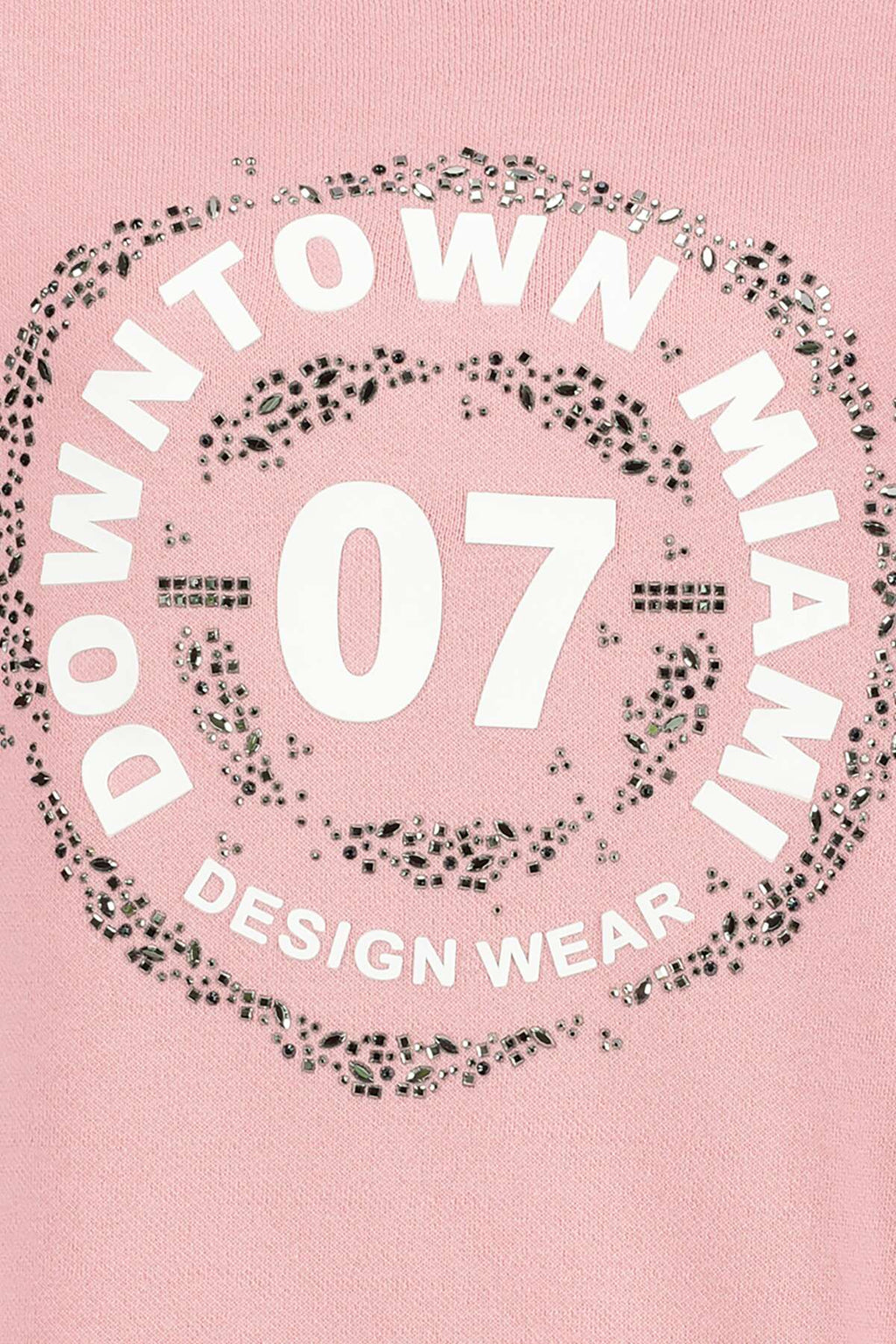 Monari Rose Knitted Sweater with Knot detail and Glitter Effect 406205 Detail | Dotique