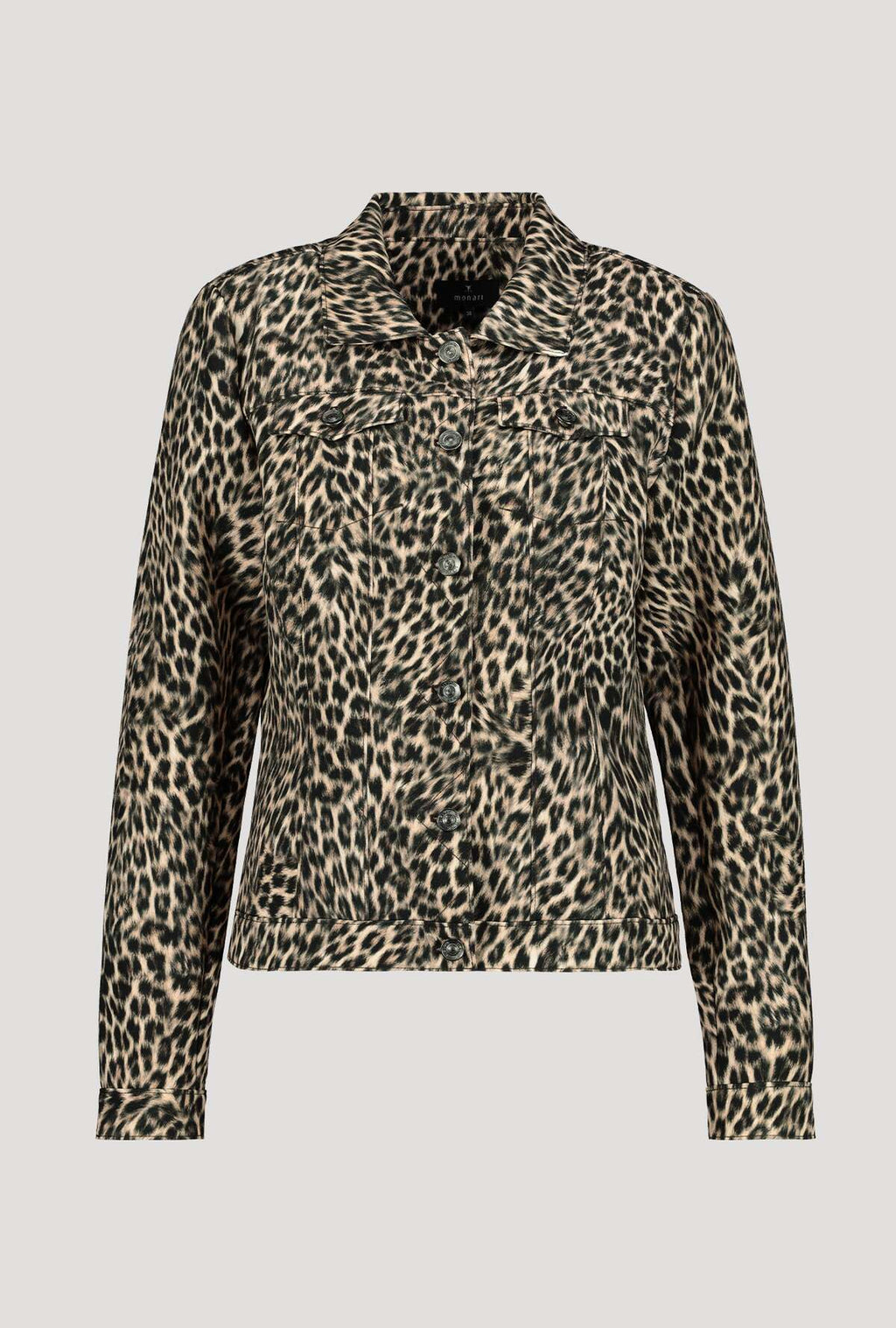 Monari 406312 Leopard Print Jacket - Dotique - Monari
