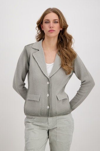 Monari 407653 Glitter Khaki Cardigan