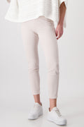 Monari 408411 Peanut Taupe Pull-On Trousers - Dotique