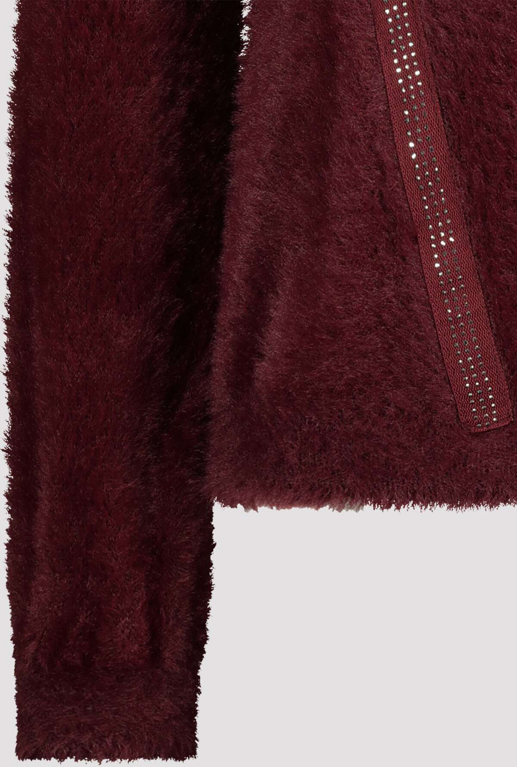 Monari 805505 Berry Wine Pullover Detail | Dotique