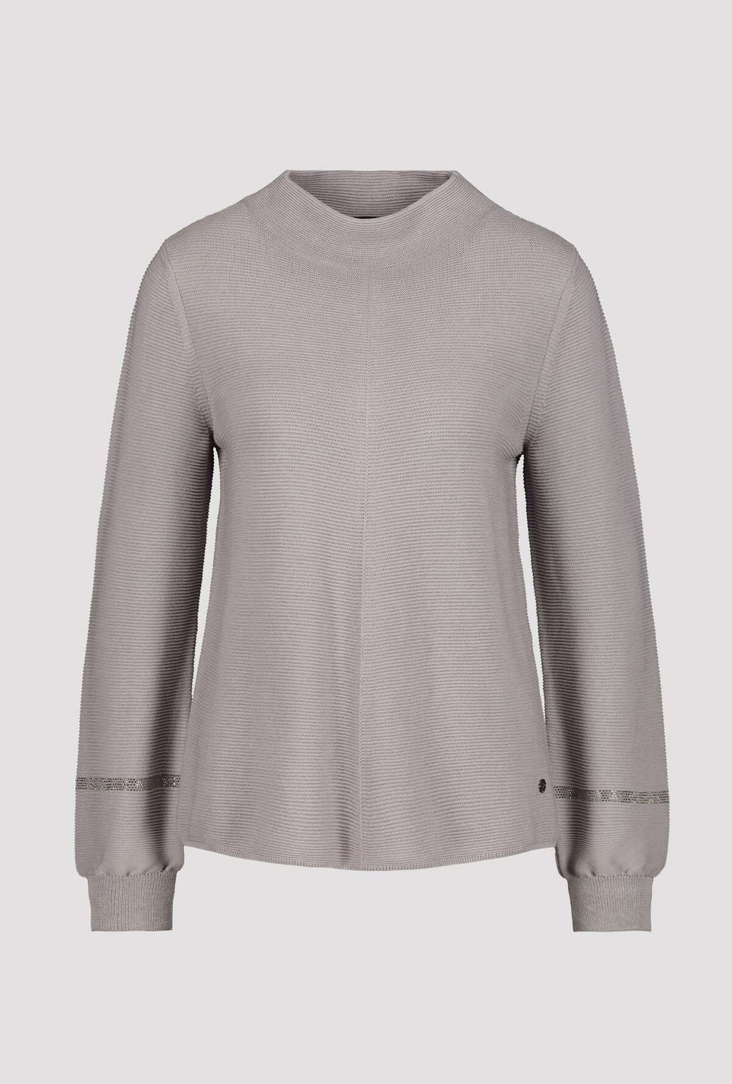 Monari 805510 Cloud Pullover With Rhinestone Elements Front | Dotique