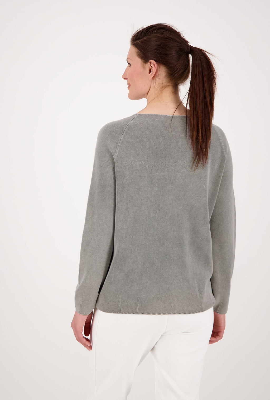 Monari 805512 Cloud Cotton Knit Jumper Back Lifestyle | Dotique