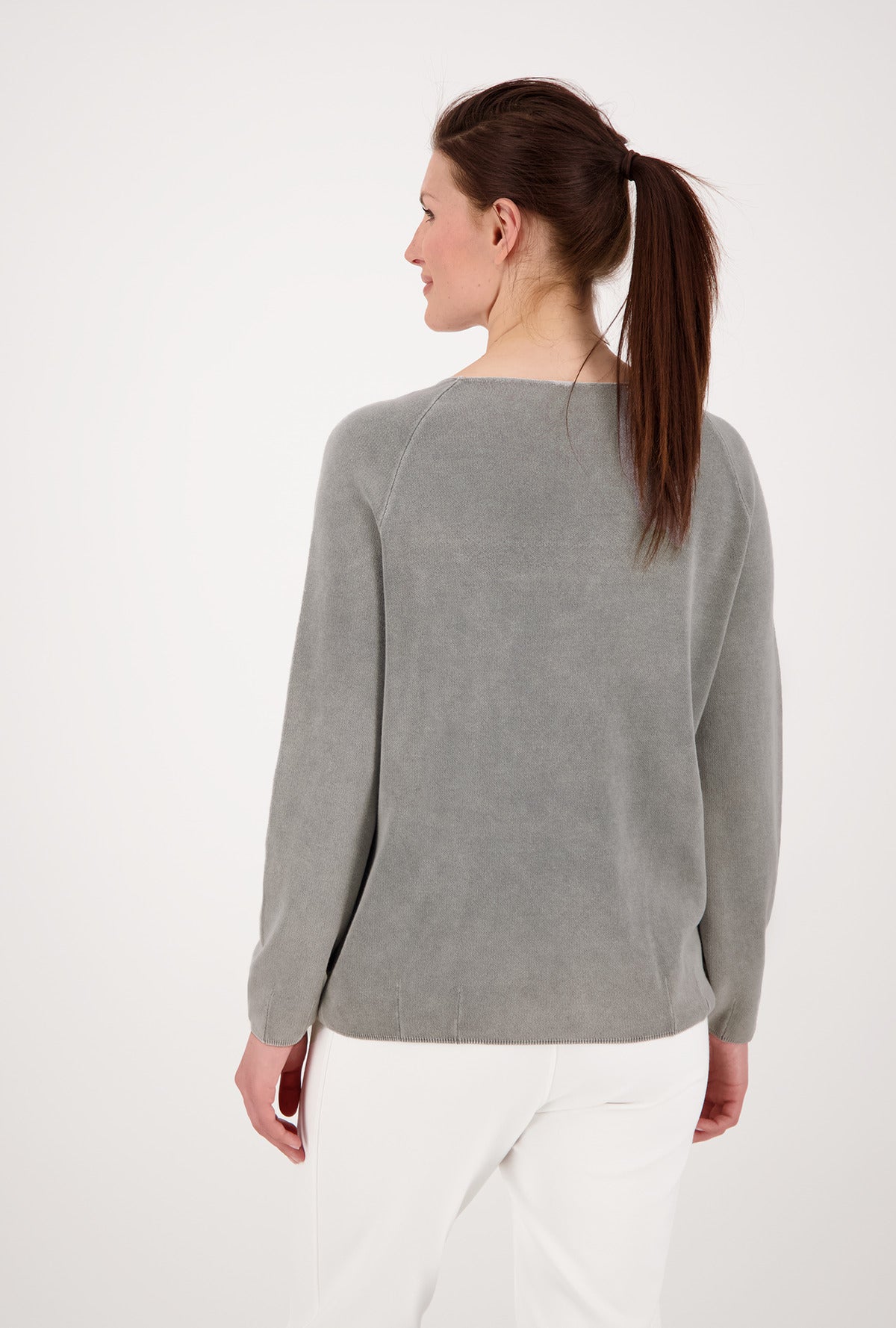 Monari 805512 Cloud Cotton Knit Jumper Back Lifestyle | Dotique