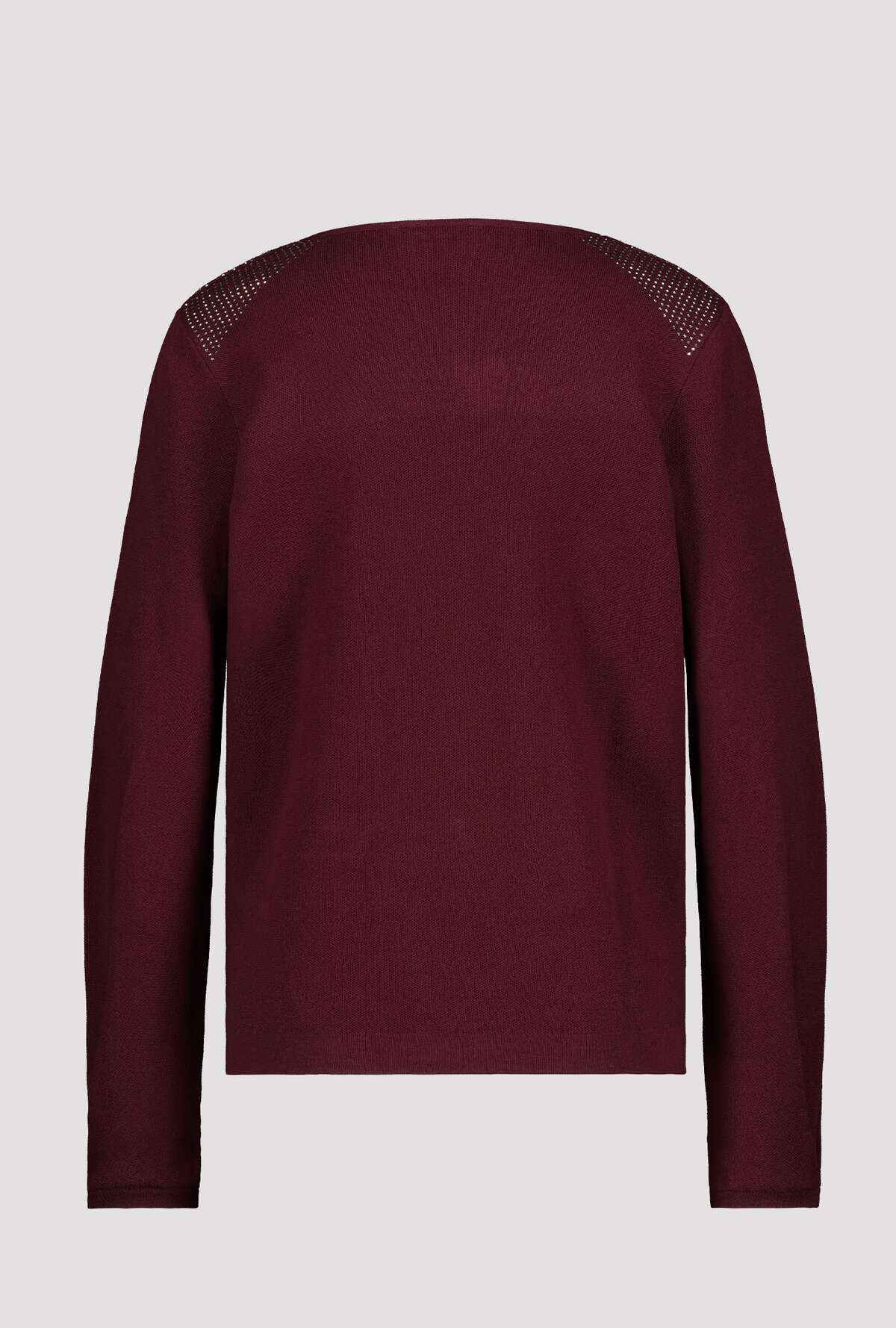 Monari 805526 Berry Wine Cotton Pullover - Dotique - Monari