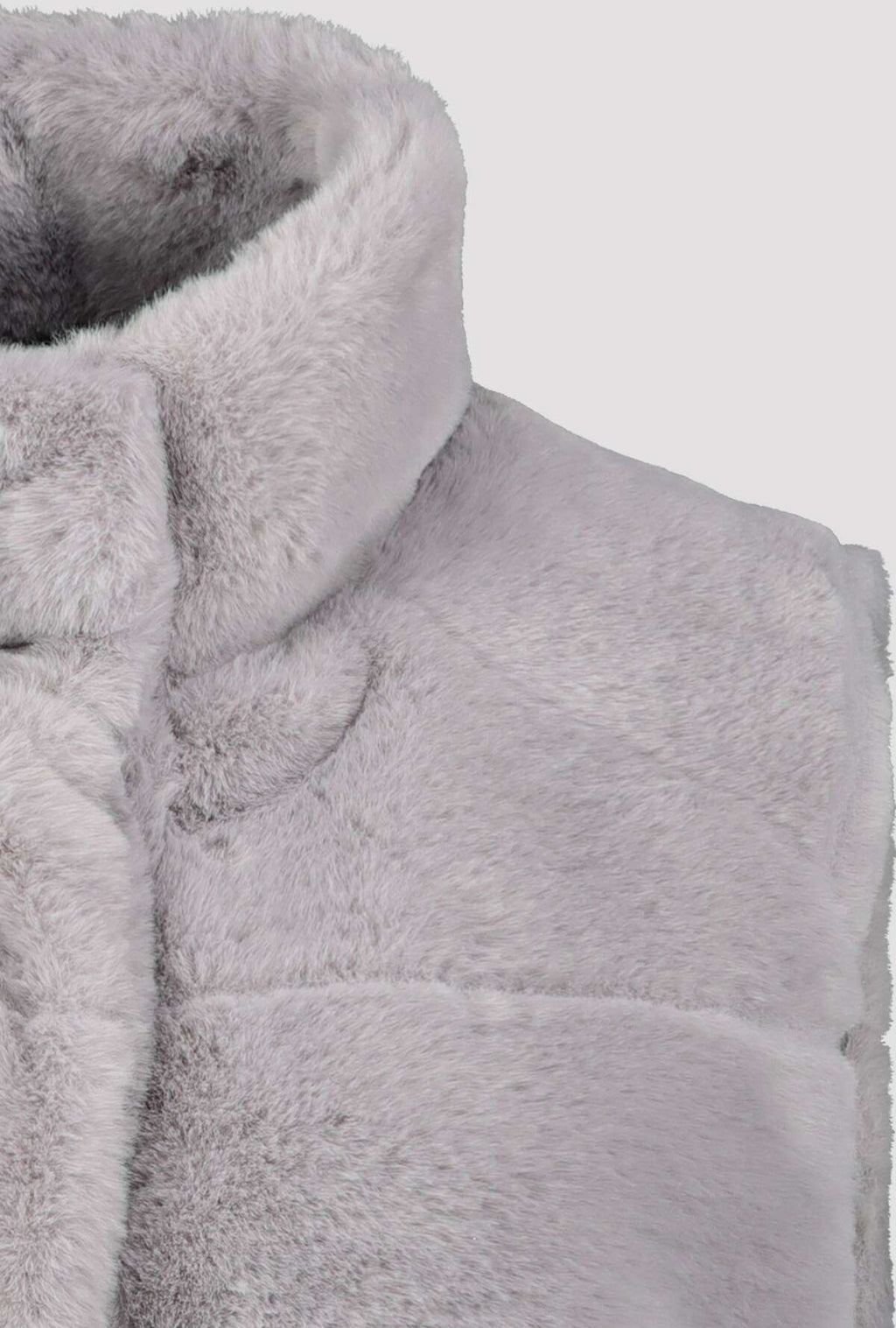 Monari 805667 Cloud Faux Fur Gilet Lifestyle Detail | Dotique