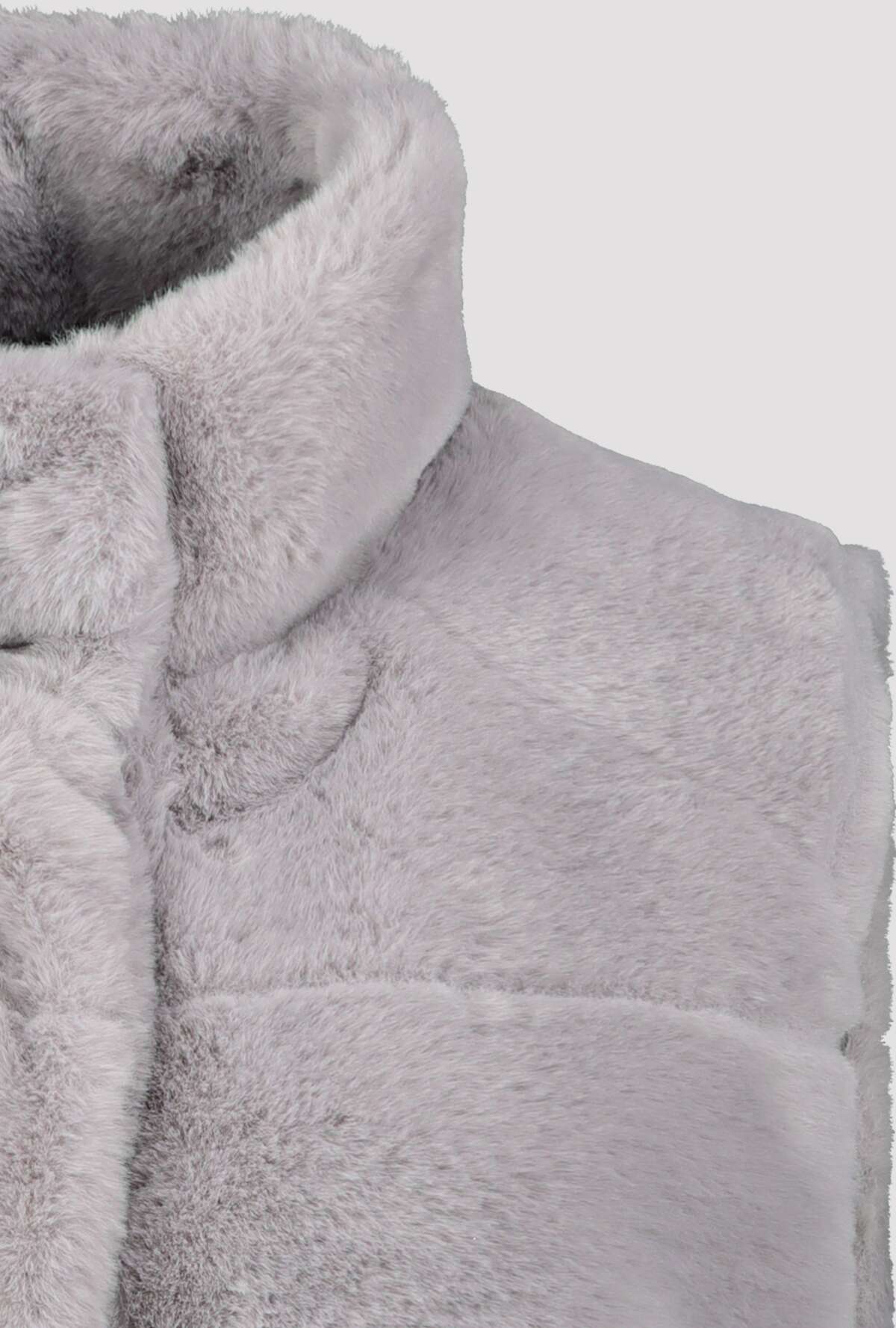 Monari 805667 Cloud Faux Fur Gilet Lifestyle Detail | Dotique