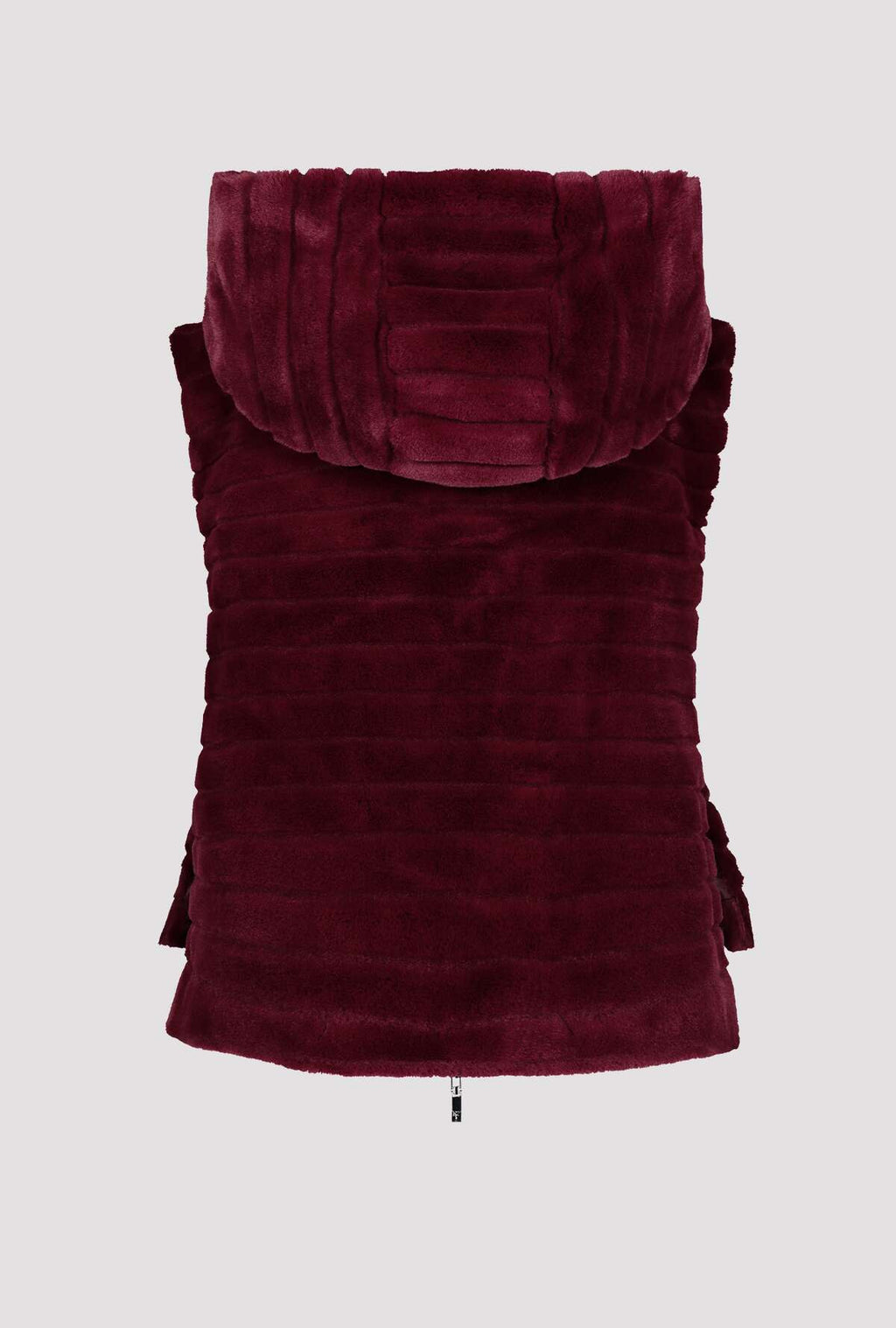 Monari 805713 Berry Wine Waistcoat Back | Dotique