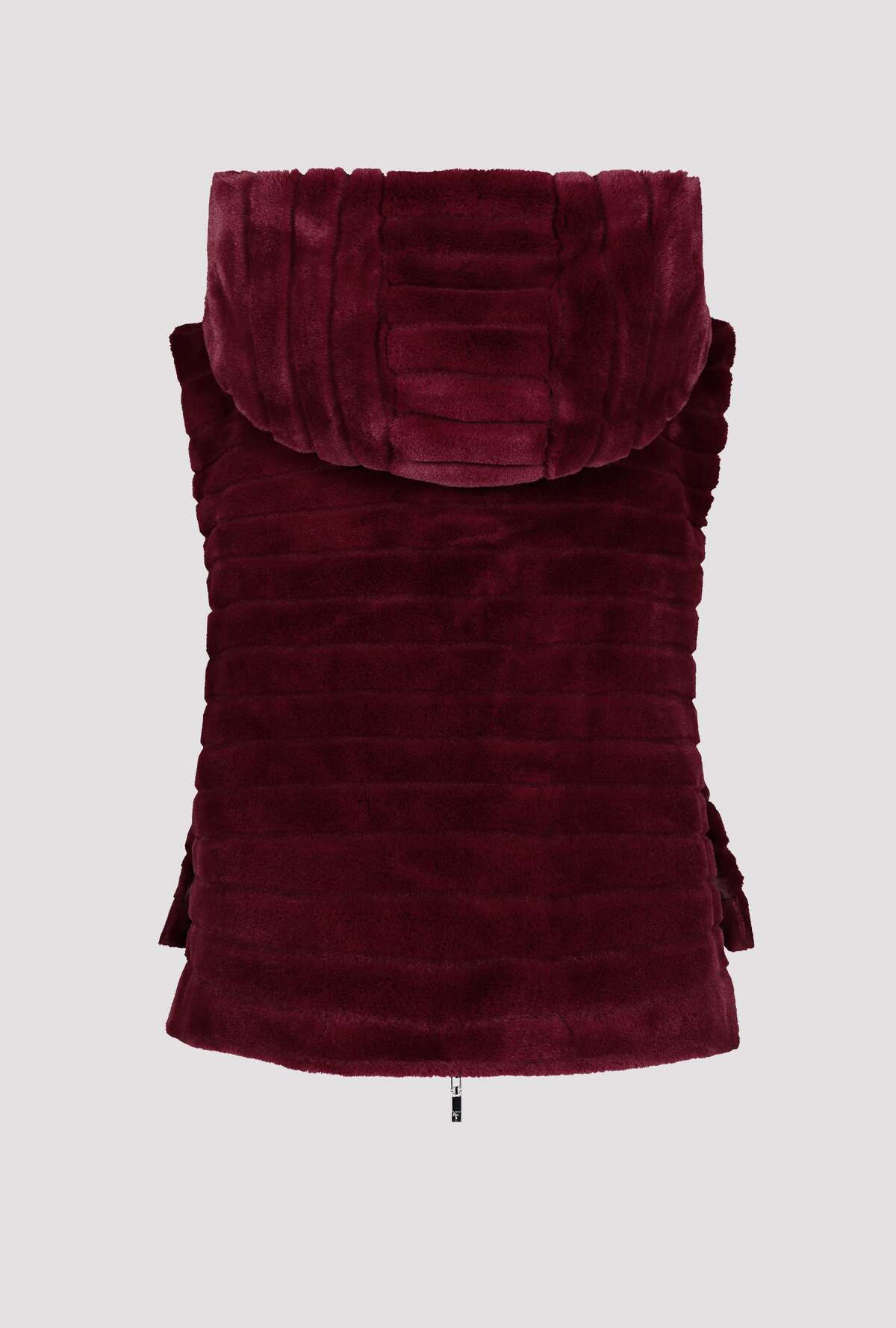 Monari 805713 Berry Wine Waistcoat Back | Dotique