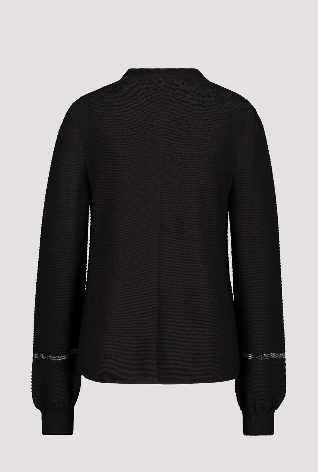 Monari Black One Tone Knit Jumper Dotique 1