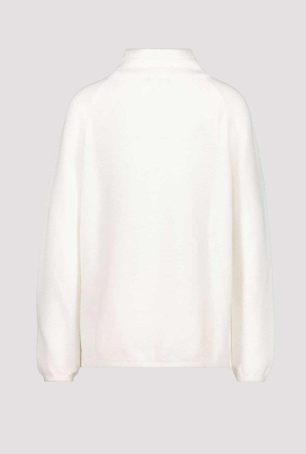 Monari One Tone Off-White Jumper 100% Cotton with Rhinestones Back | Dotique