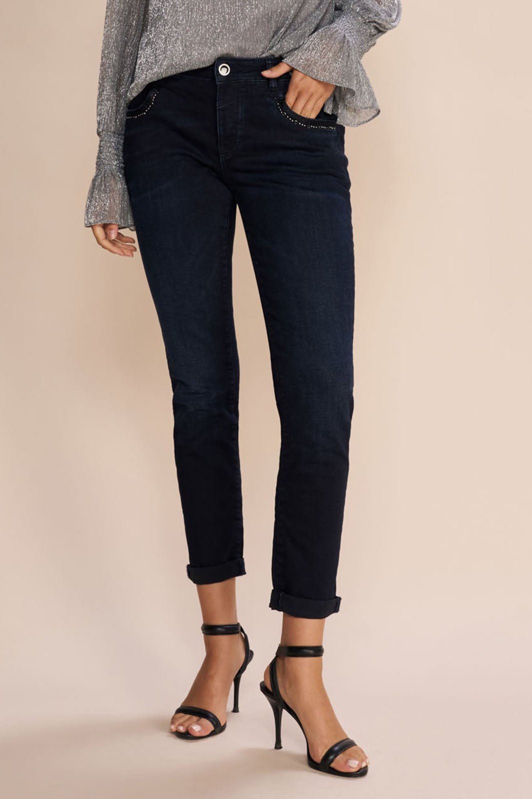 Mos Mosh 158540 MMNaomi Dark Blue Imera Jeans - Dotique Chesterfield
