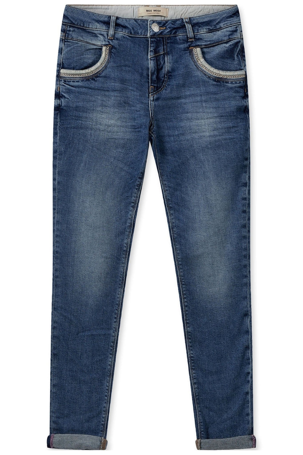 Mos Mosh 161490 MMNaomi Blue Mateos Regular Jeans - Dotique