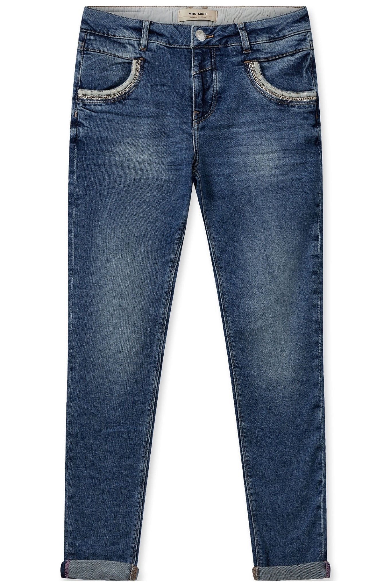 Mos Mosh 161490 MMNaomi Blue Mateos Regular Jeans - Dotique
