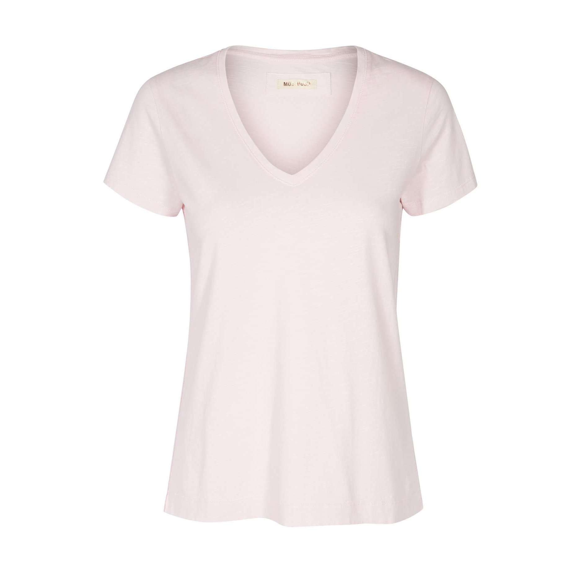 Mos Mosh Arden Rose V-neck T-shirt front