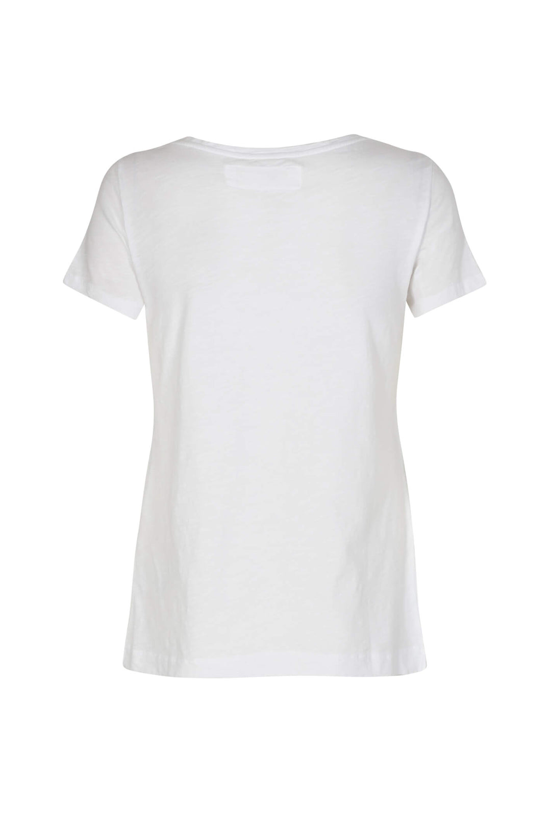 Mos Mosh Arden White Organic O-Neck T-Shirt