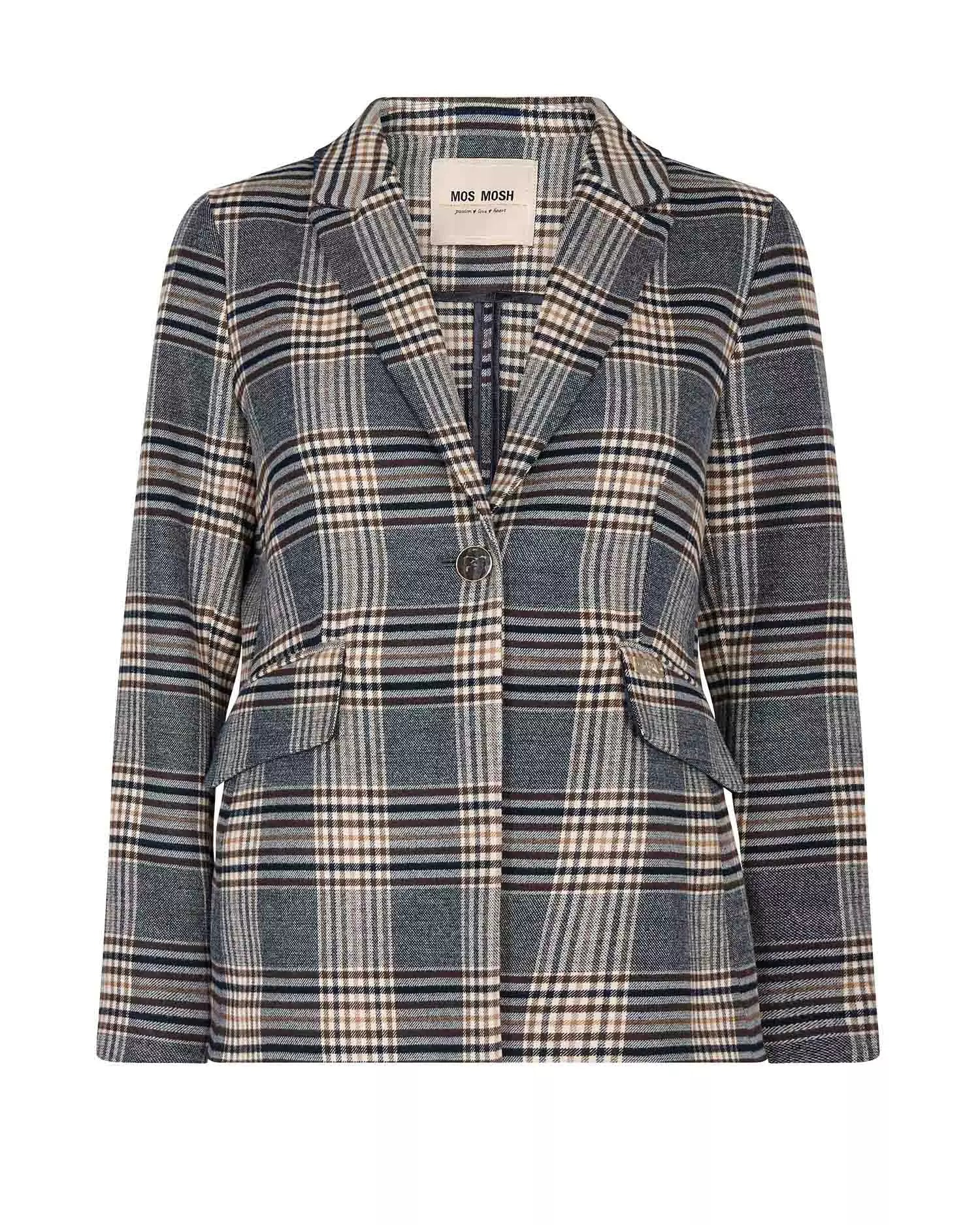 Mos Mosh Arzo Soft Brush Blazer Salute Navy | Dotique